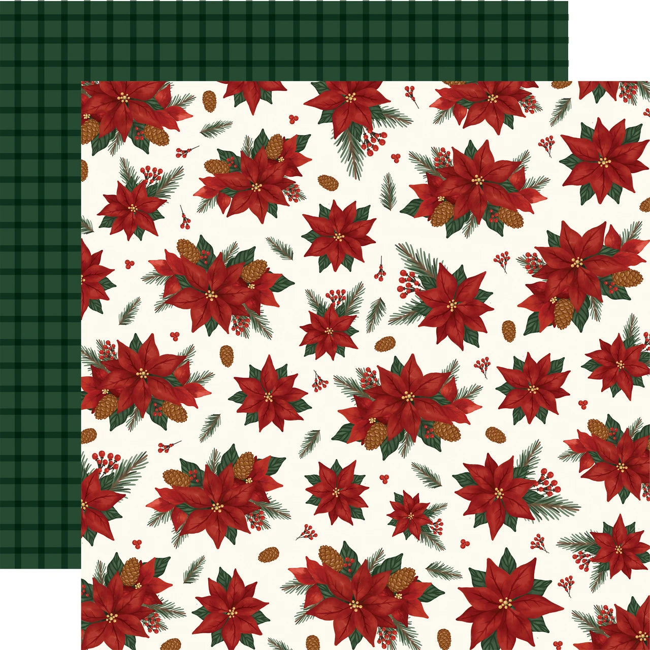 Carta Bella - Classic Christmas - Joy and Peace Poinsettia