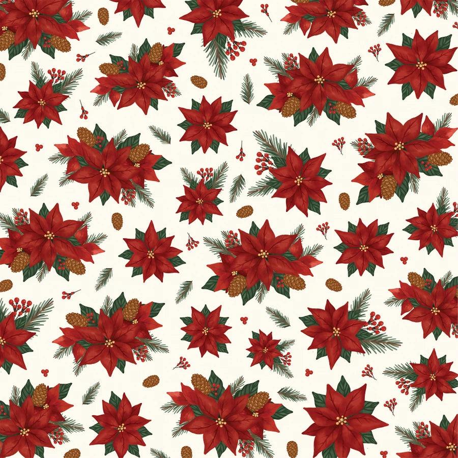 Carta Bella - Classic Christmas - Joy and Peace Poinsettia