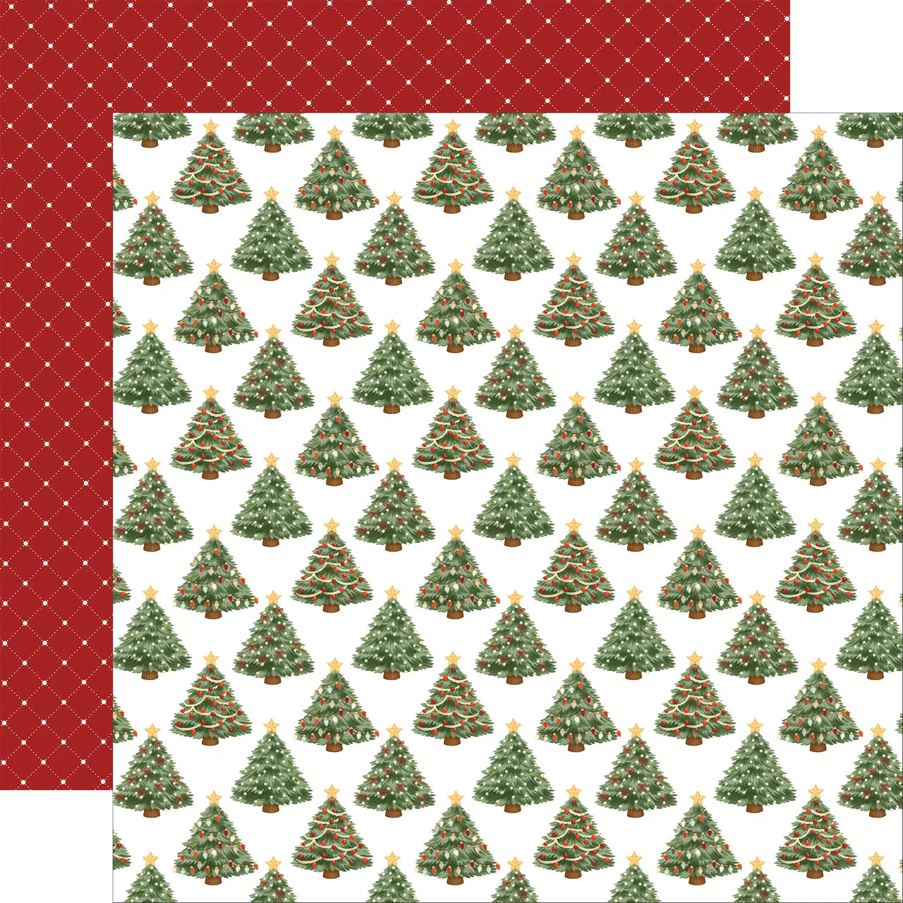 Carta Bella - Have a Beary Christmas - Merry Christmas Trees