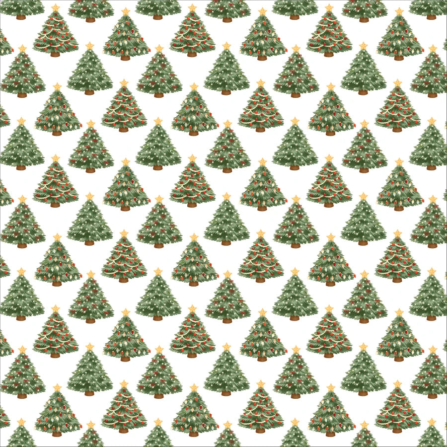 Carta Bella - Have a Beary Christmas - Merry Christmas Trees