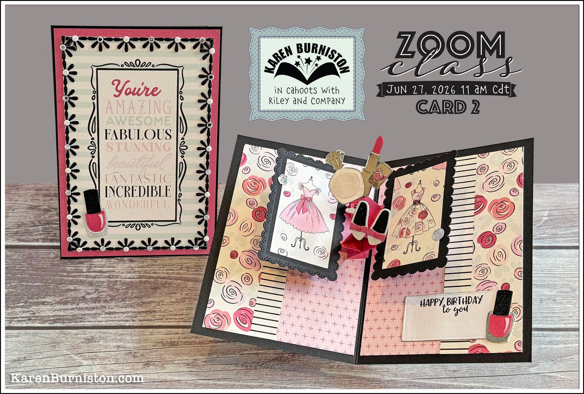 Karen Burniston - Card Kits - Dolled Up Pop-up Card