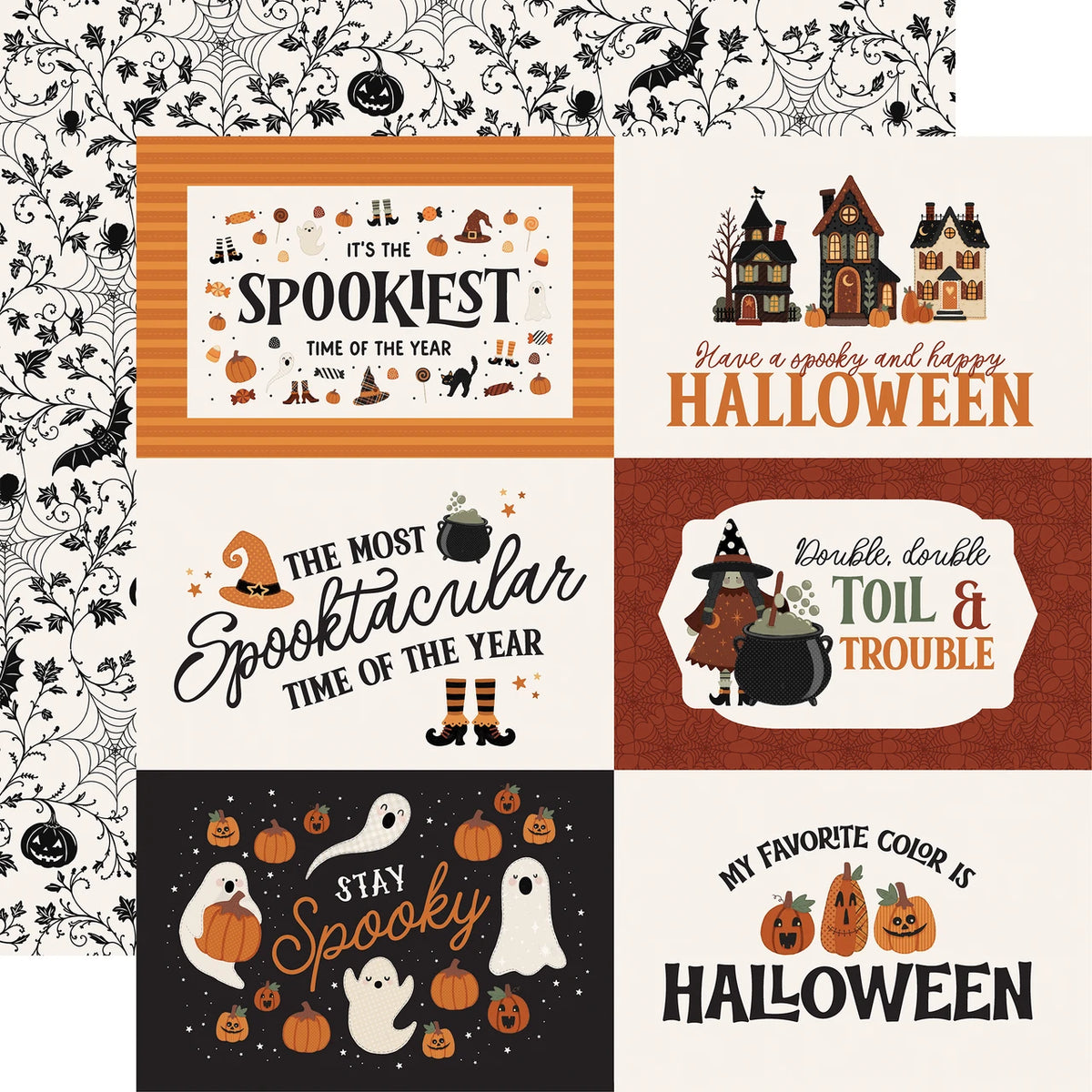 Carta Bella - Handmade Halloween - 6x4 Journaling Cards