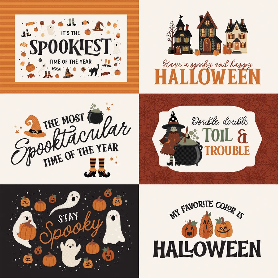 Carta Bella - Handmade Halloween - 6x4 Journaling Cards