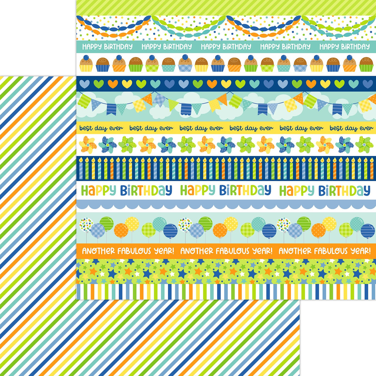 Doodlebug - Balloons & Banners - Celebration Streamers