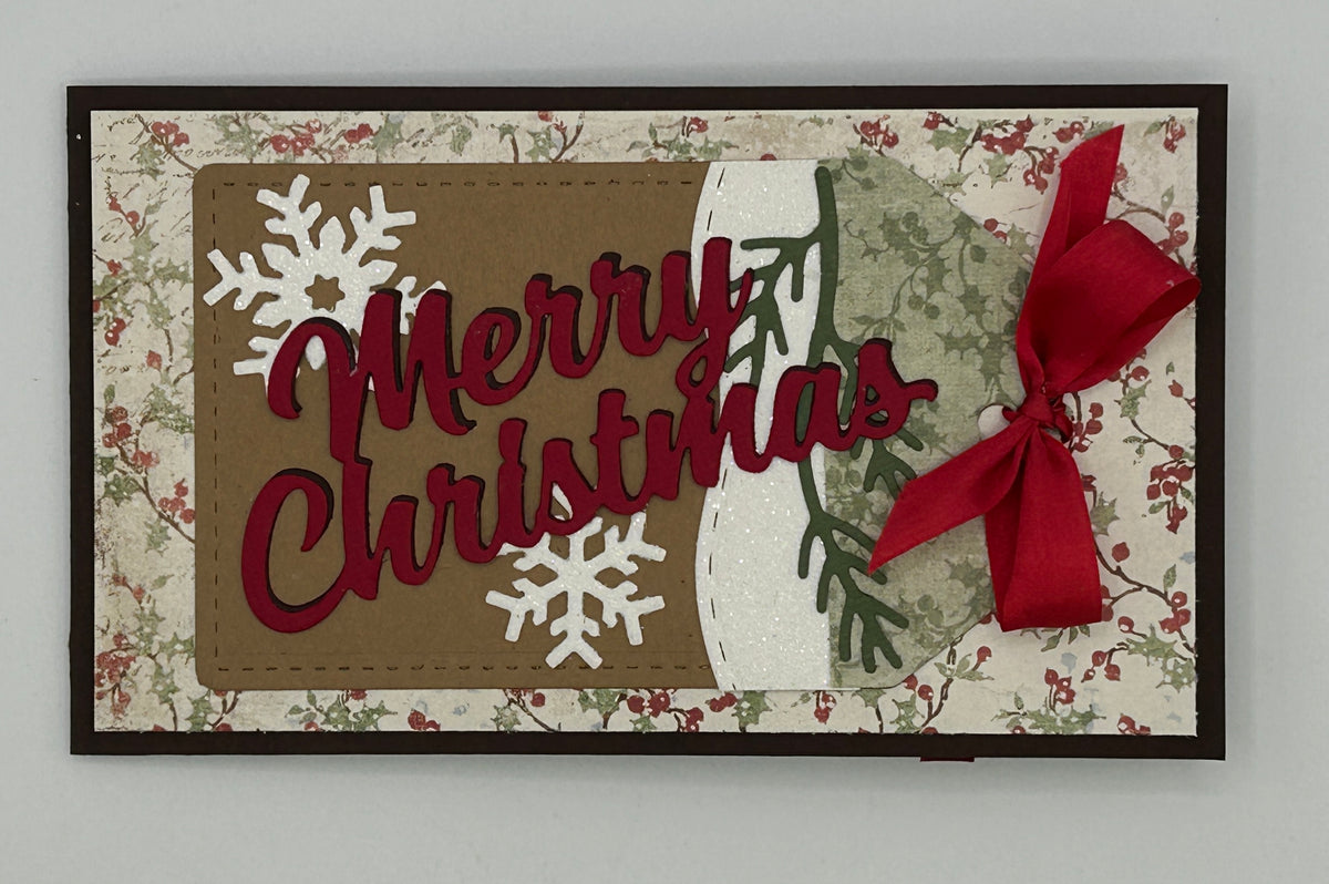 Scrapp’n Savvy - Card Kits -Evergreen Pivot Panel Christmas Card