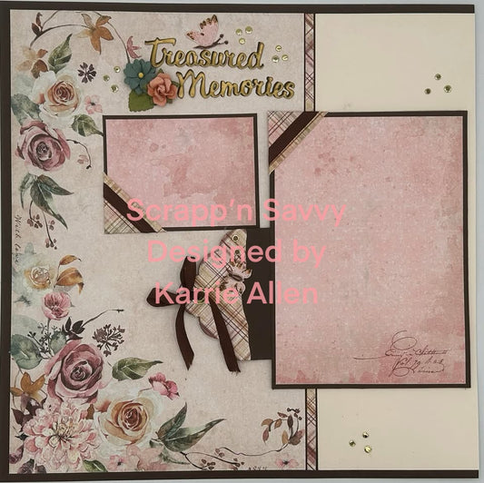 Scrapp’n Savvy - Page Kits - Treasured Memories