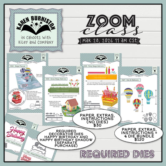 Karen Burniston - March 2026 Zoom Class