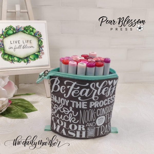 Pear Blossom Press - Collapsible Marker Bag