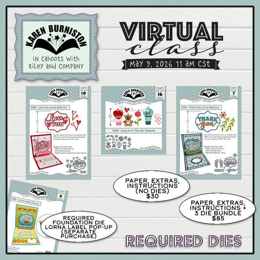 Karen Burniston - May 2026 Virtual Class