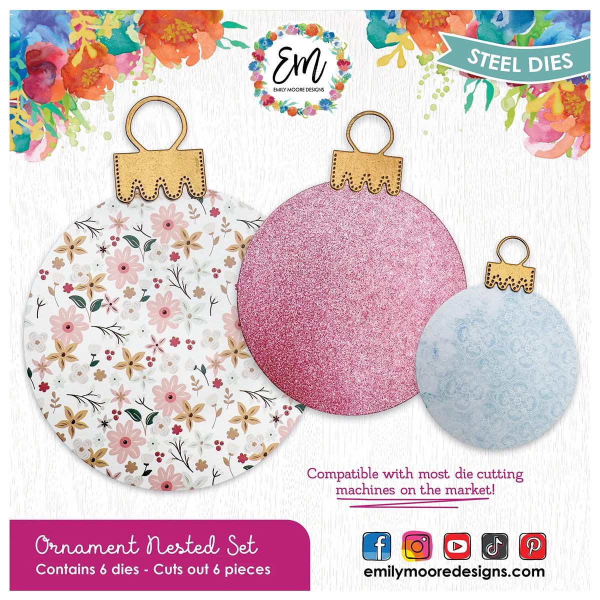 Emily Moore - Ornament Nested Die Set
