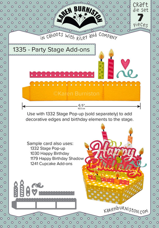 Karen Burniston - 1335 Party Stage Add-ons