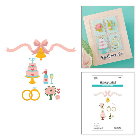 Spellbinders - Cutting Dies - Classic Mouse Wedding Accessories