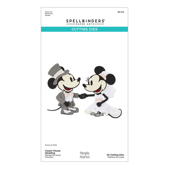 Spellbinders - Cutting Dies - Classic Mouse Wedding
