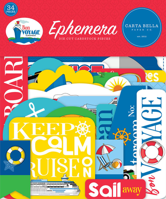Carta Bella - Bon Voyage - Ephemera