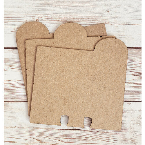Clear Scraps - Rounded Tab Index Chipboard
