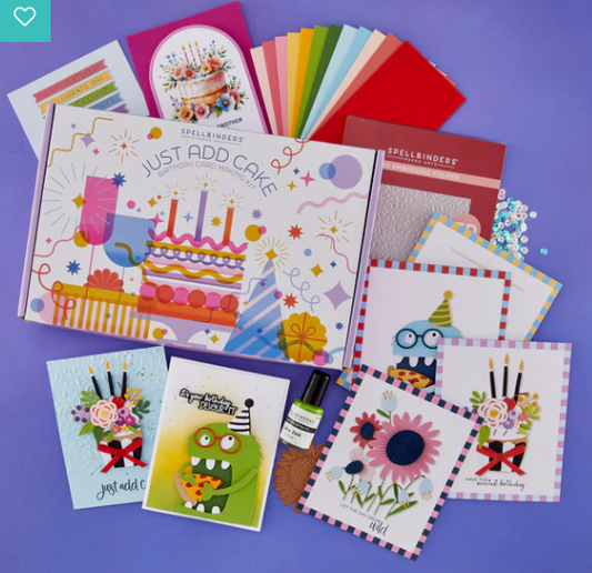 Spellbinders - Just Add Cake Birthday Box Crop