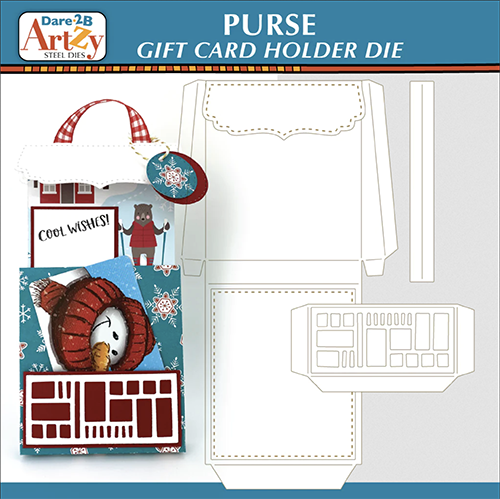 Dare 2B Artzy - Steel Die - Purse Gift Card Holder