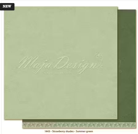 Maja Design - Monochromes - Strawberry Shades - Summer Green