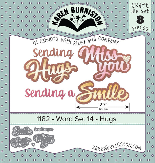 1182 Karen Burniston - Word Set 14 - Hugs