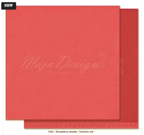 Maja Design - Monochromes - Strawberry Shades - Yummie Red