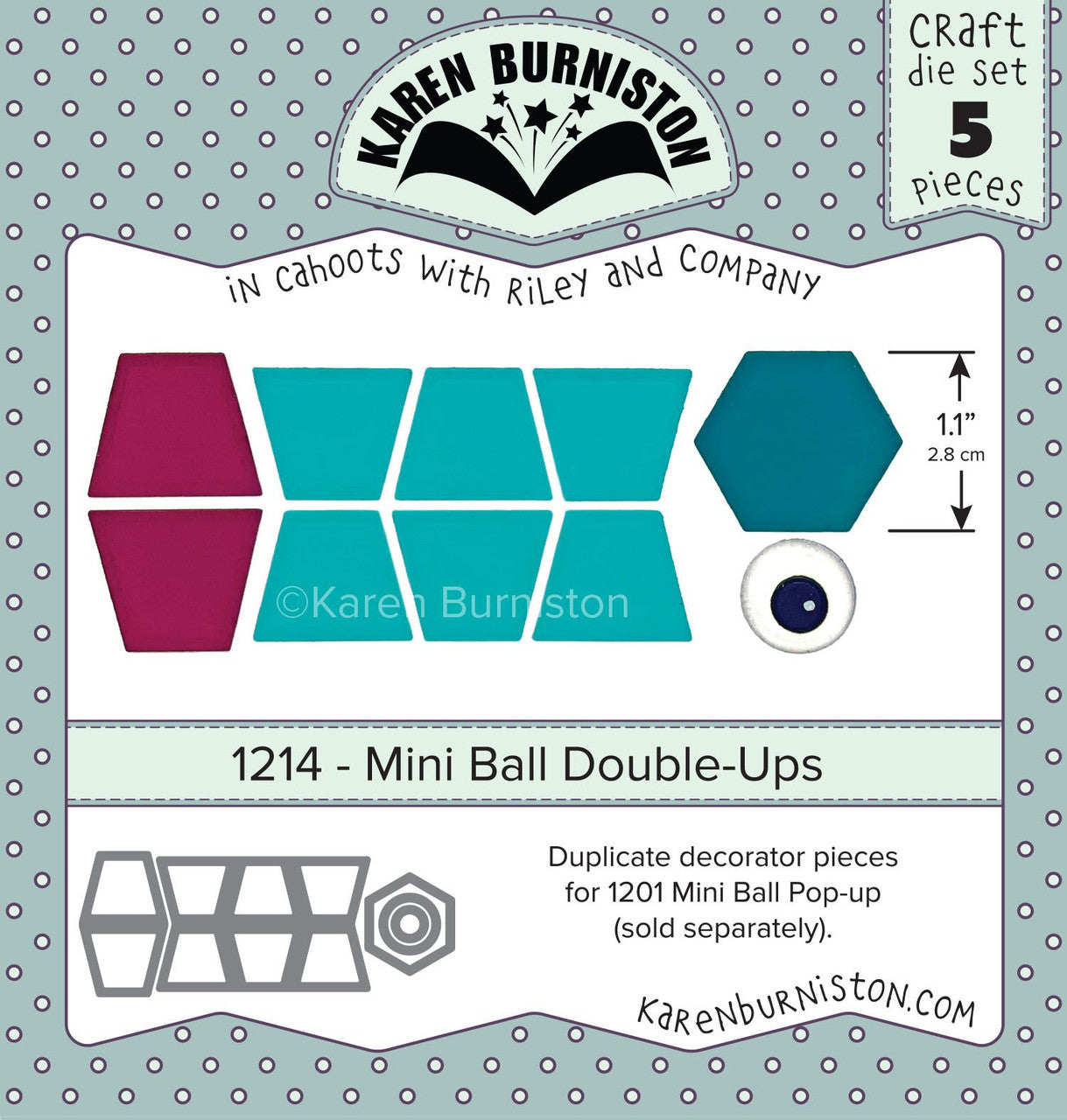 1214 Karen Burniston - Mini Ball Double Up