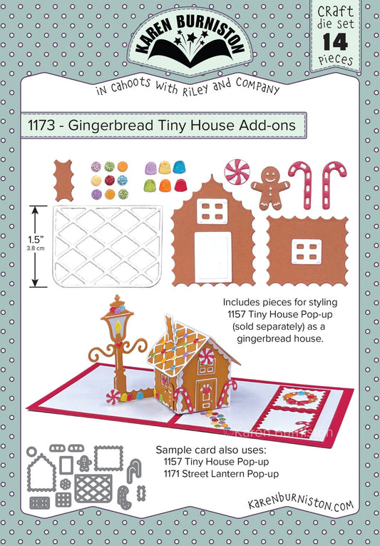 1173 Karen Burniston - Gingerbread Tiny House Add-ons