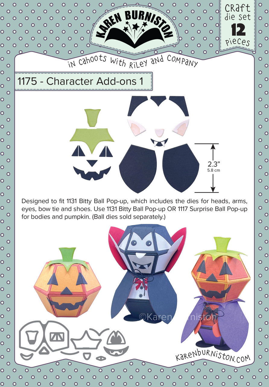 1175 Karen Burniston Character Add-ons 1- Halloween
