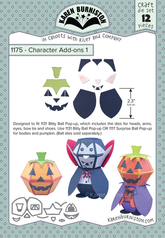1175 Karen Burniston Character Add-ons 1- Halloween