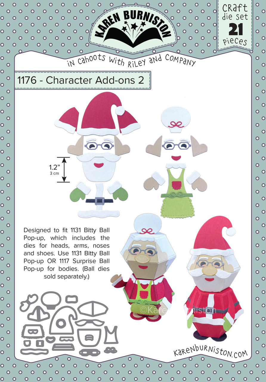 1176 Karen Burniston - Character Add-on 2 - Christmas