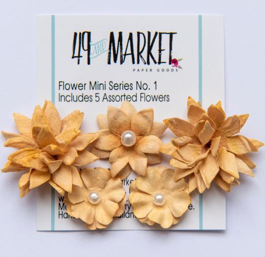 49 & Market Flower Mini - Ginger