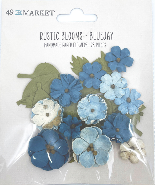 49 & Market - Rustic Blooms - Blue Jay